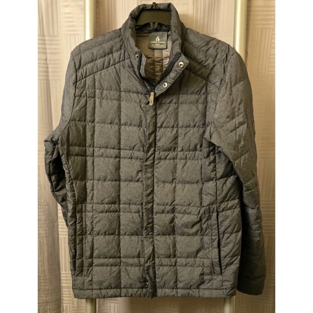 Sierra‎ Designs Mens Dri Down 650 Jacket M Blue Packable Full Zip Outdoors Hike